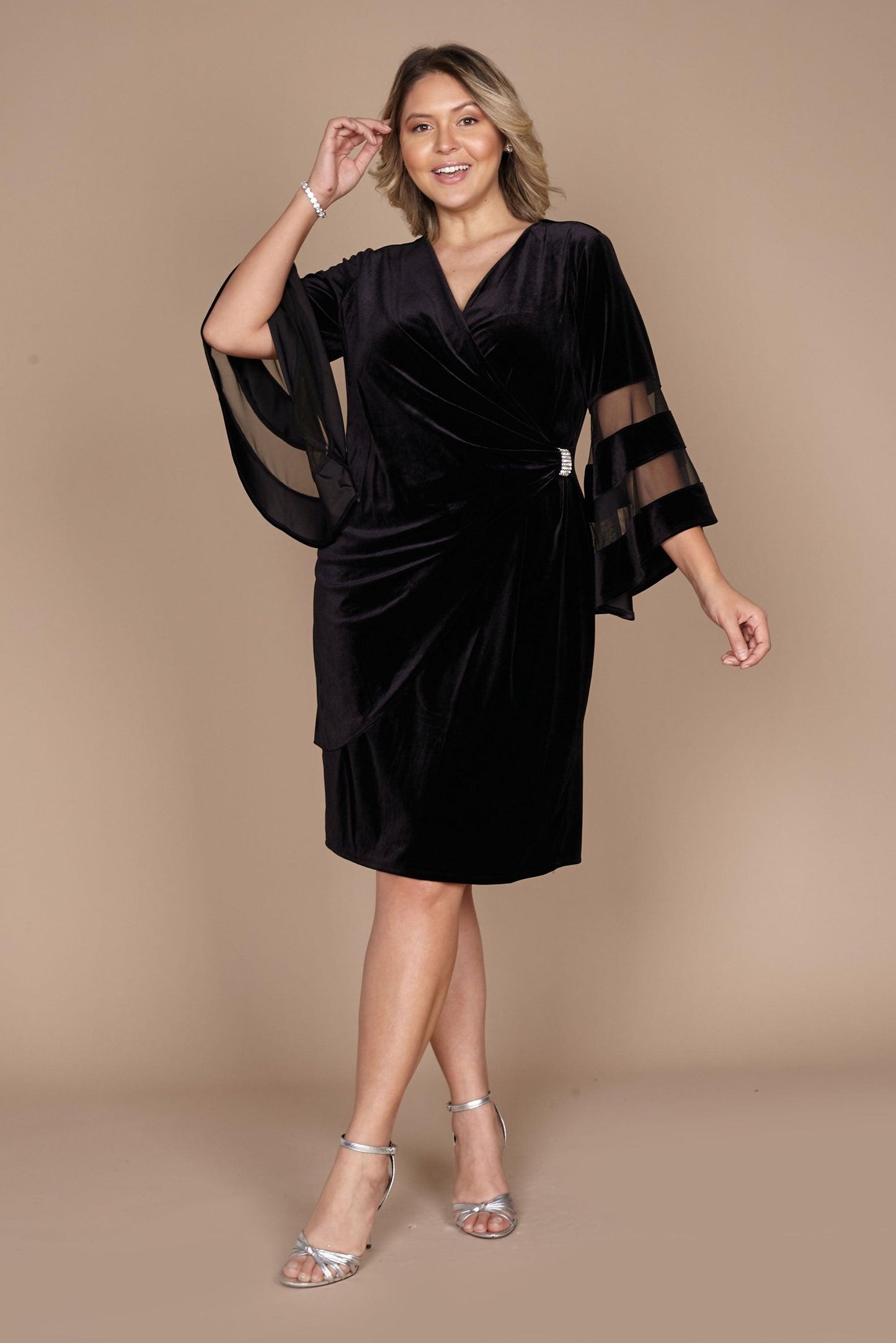 R&M Richards Mother of the Bride Short Dress 5471 - The Dress Outlet