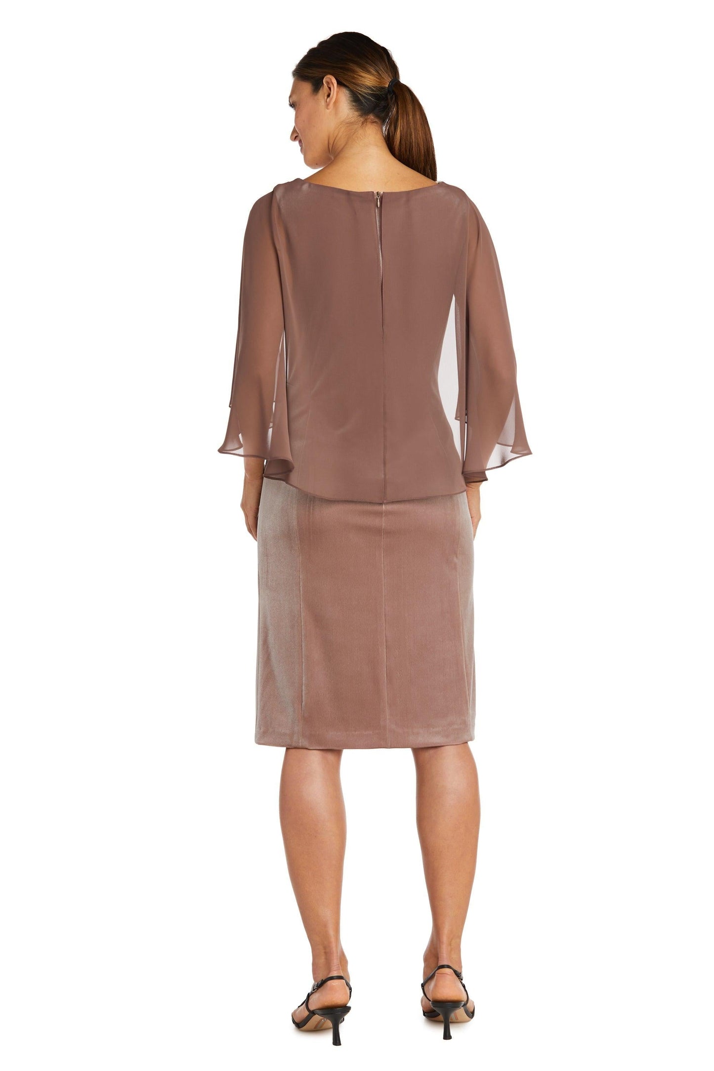 R&M Richards Mother of the Bride Short Dress 7457 - The Dress Outlet