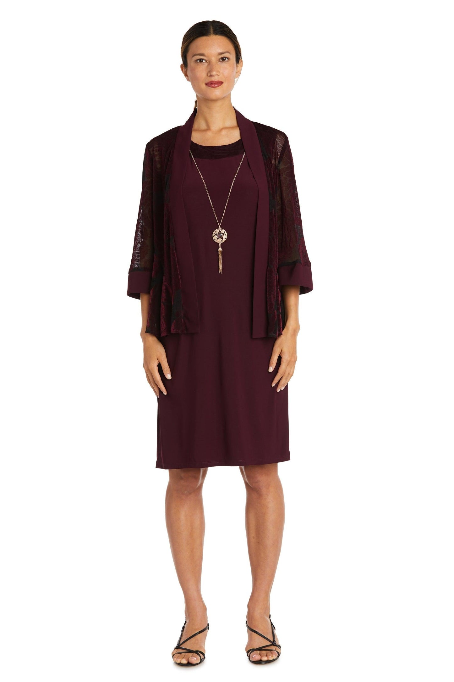 R&M Richards Mother of the Bride Short Dress 7999 - The Dress Outlet