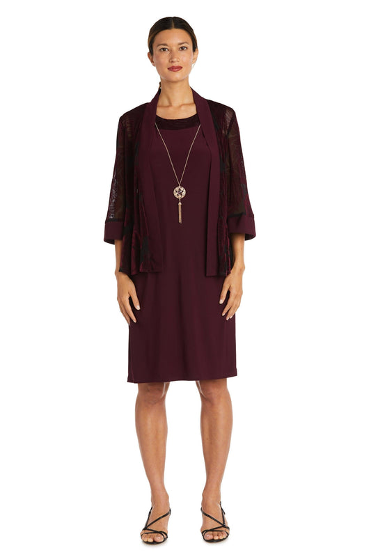 R&M Richards Mother of the Bride Short Dress 7999 - The Dress Outlet