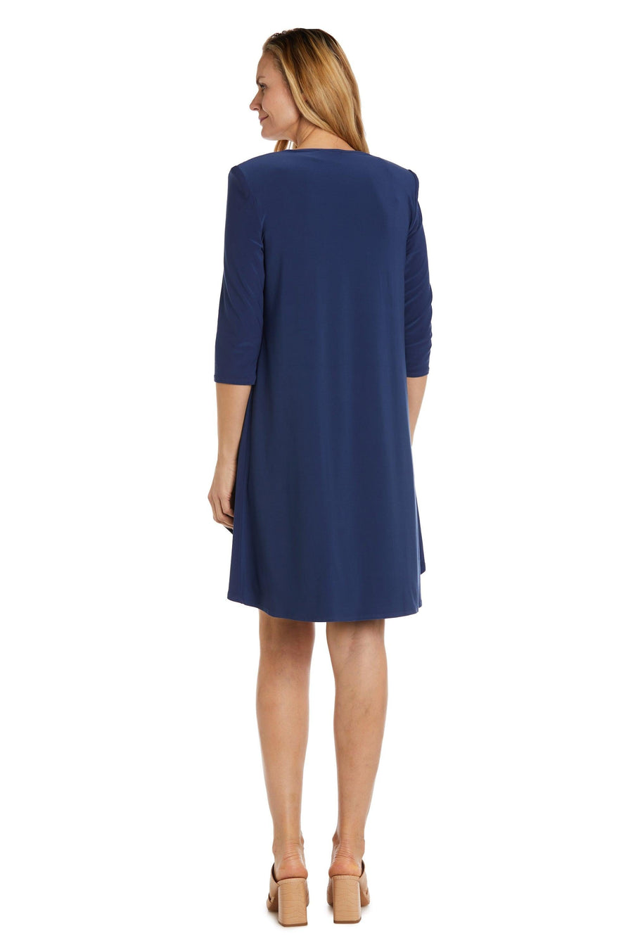 R&M Richards Mother of the Bride Short Dress 9437P - The Dress Outlet