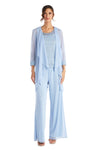 R&M Richards Petite Beaded Lace Pant Suit 7008P - The Dress Outlet