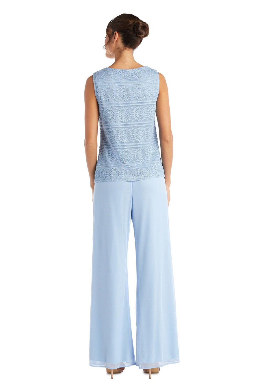 R&M Richards Petite Beaded Lace Pant Suit 7008P - The Dress Outlet