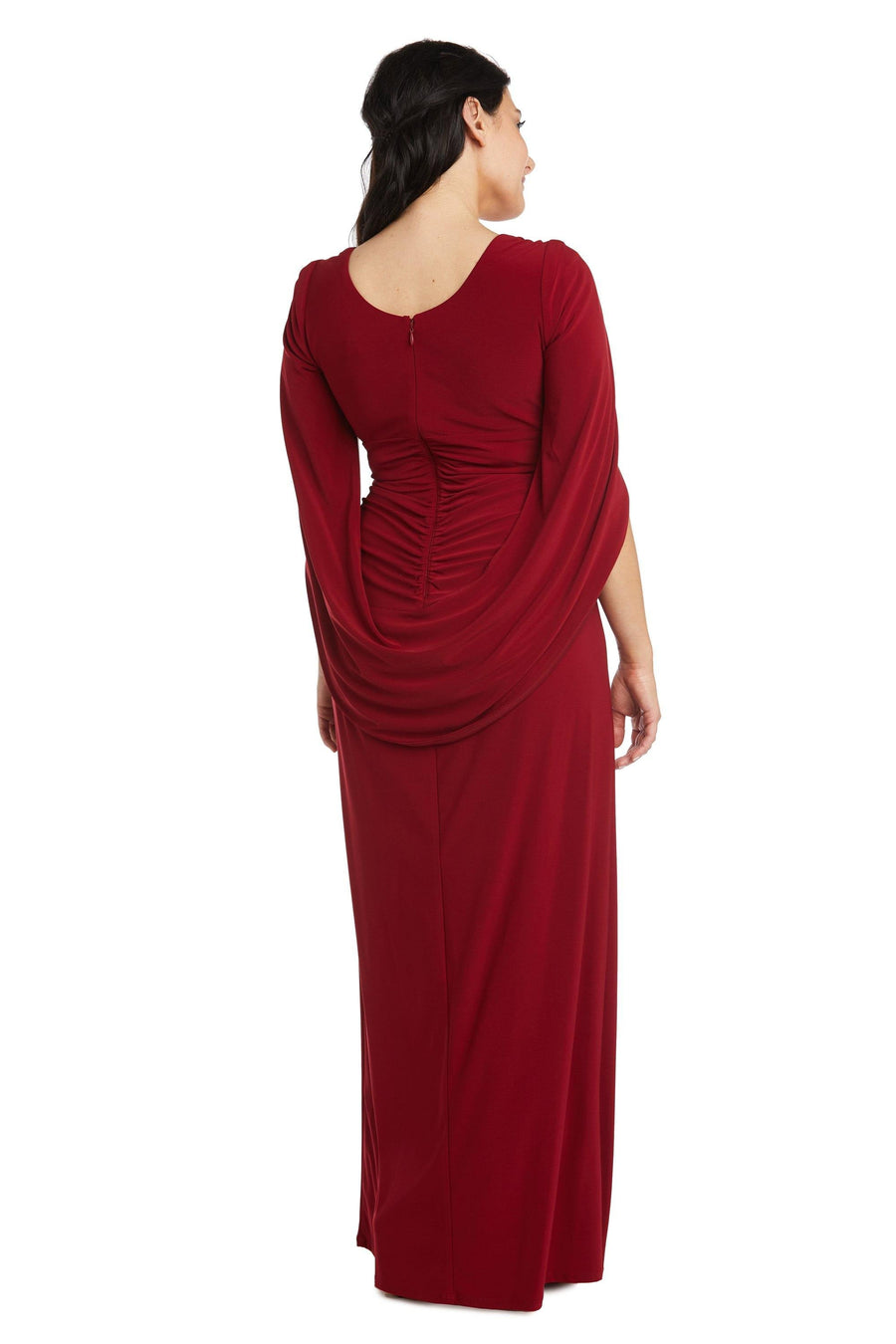 R&M Richards Petite Long Formal Evening Dress 5899P - The Dress Outlet
