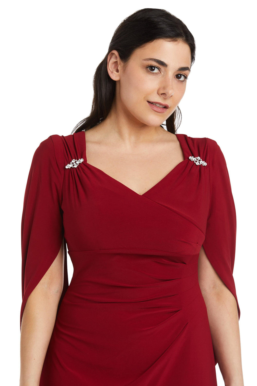 R&M Richards Petite Long Formal Evening Dress 5899P - The Dress Outlet