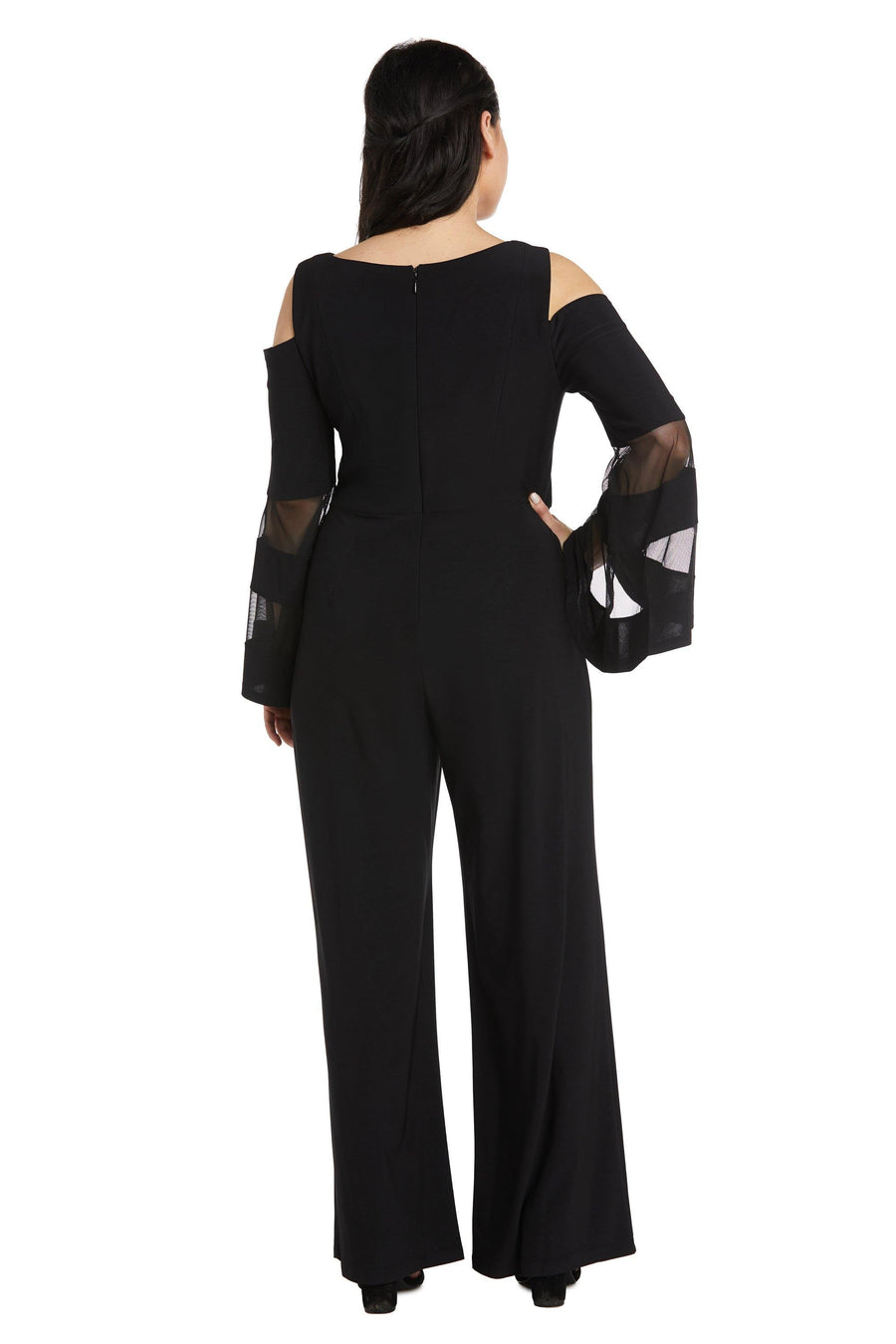R&M Richards Petite Long Formal Jumpsuit 2469P - The Dress Outlet