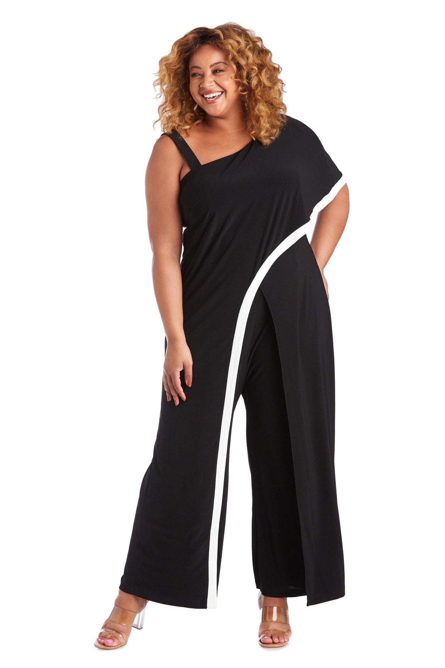 R&M Richards Plus Size Formal Jumpsuit Sale - The Dress Outlet