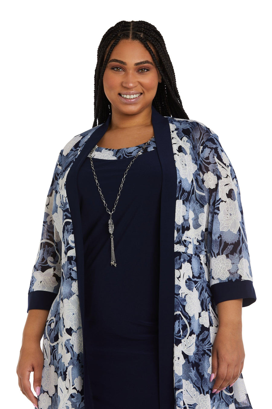 R&M Richards Plus Size Jacket Short Dress 9313W - The Dress Outlet