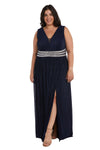 R&M Richards Plus Size Long Formal Dress 2522W - The Dress Outlet