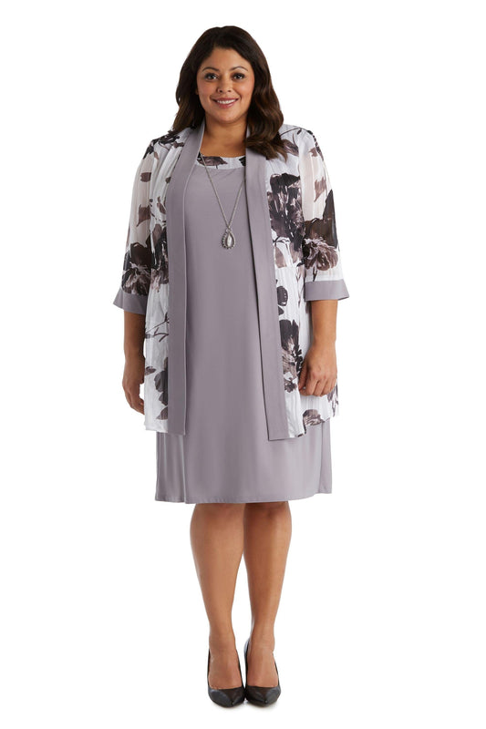 R&M Richards Plus Size Short Jacket Dress 7149W - The Dress Outlet