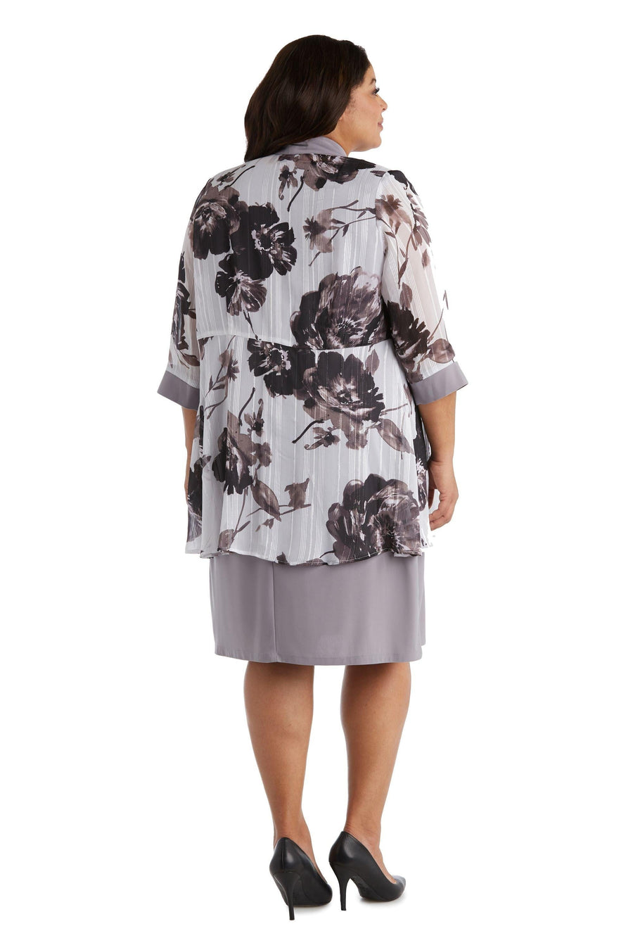 R&M Richards Plus Size Short Jacket Dress 7149W - The Dress Outlet