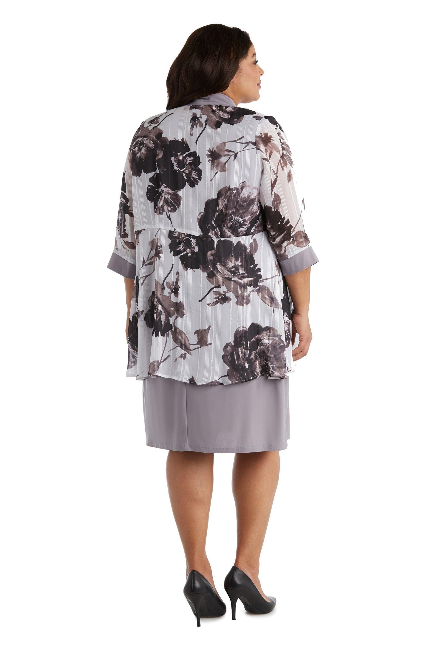 R&M Richards Plus Size Short Jacket Dress 7149W - The Dress Outlet