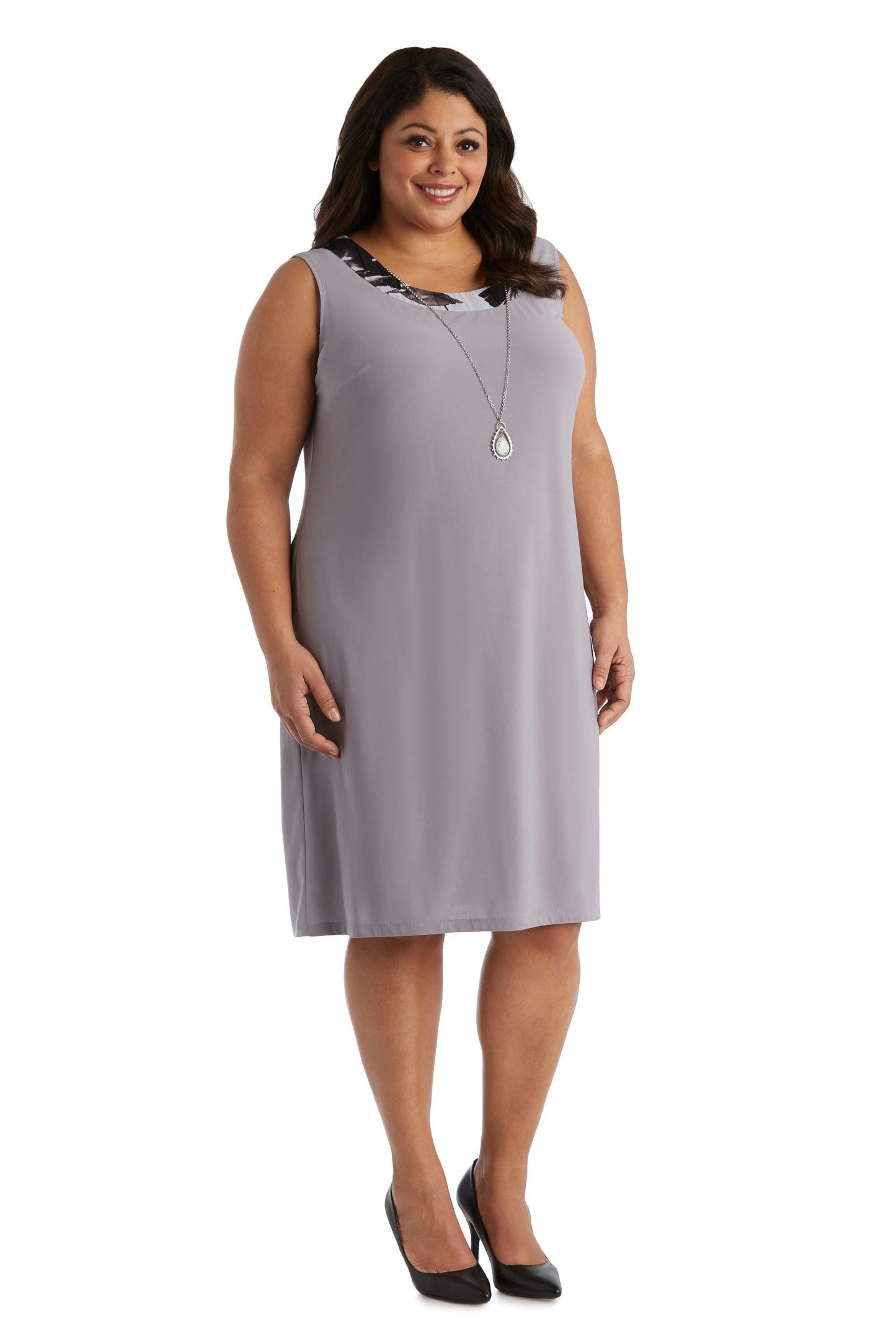 R&M Richards Plus Size Short Jacket Dress 7149W - The Dress Outlet