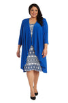 R&M Richards Plus Size Short Jacket Dress 7687W - The Dress Outlet