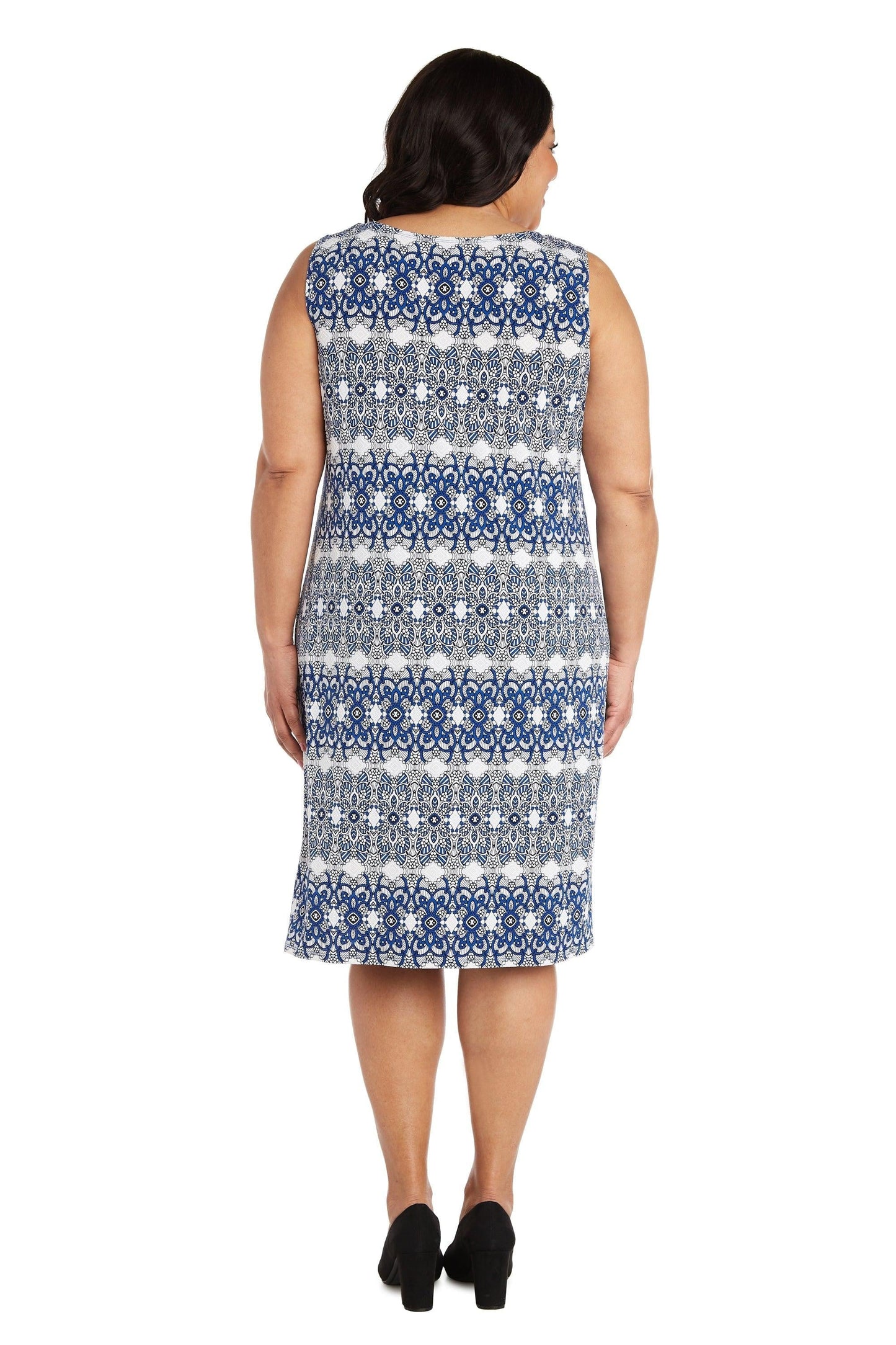 R&M Richards Plus Size Short Jacket Dress 7687W - The Dress Outlet