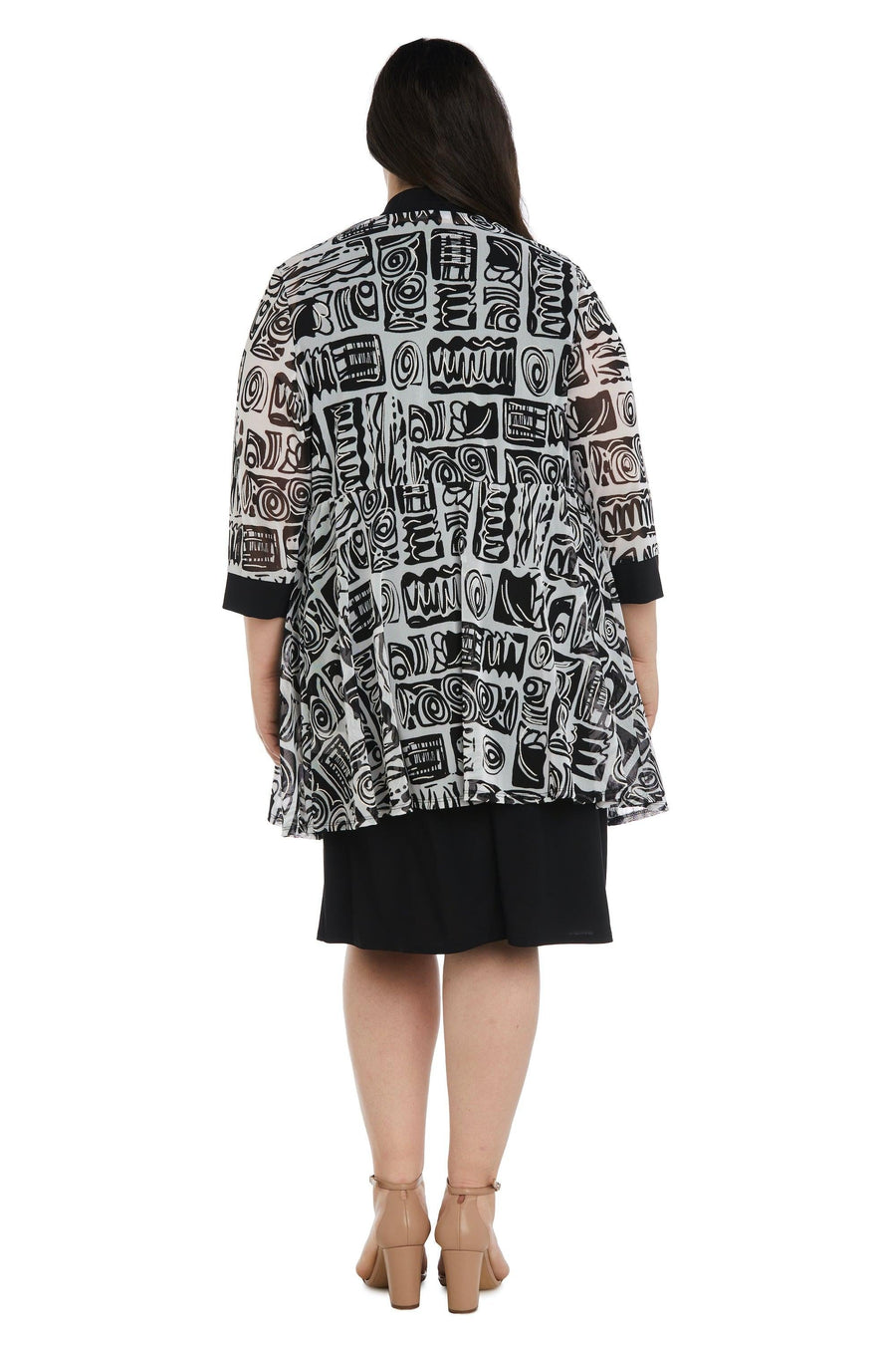 R&M Richards Plus Size Short Jacket Dress 7923W - The Dress Outlet