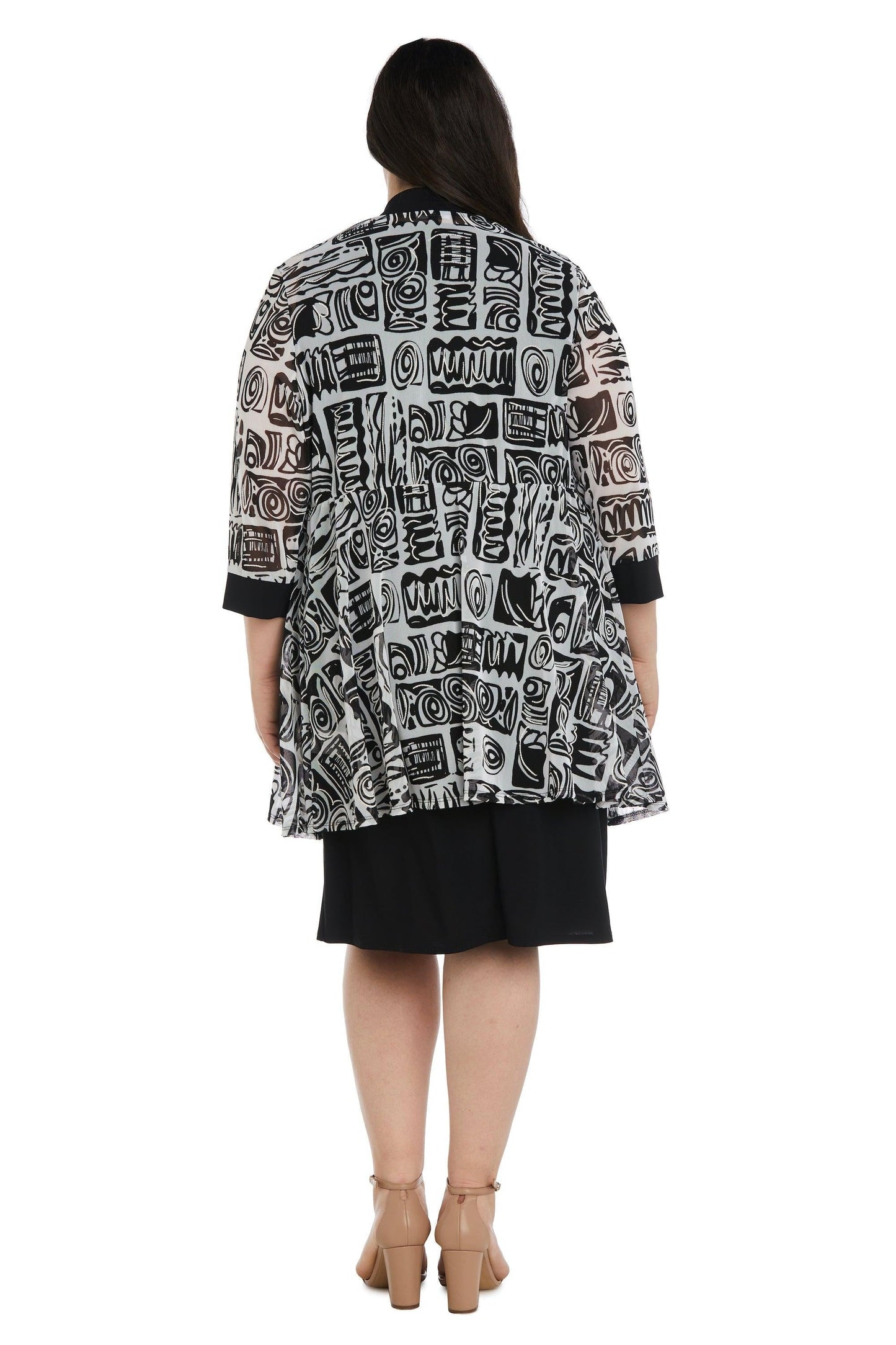 R&M Richards Plus Size Short Jacket Dress 7923W - The Dress Outlet