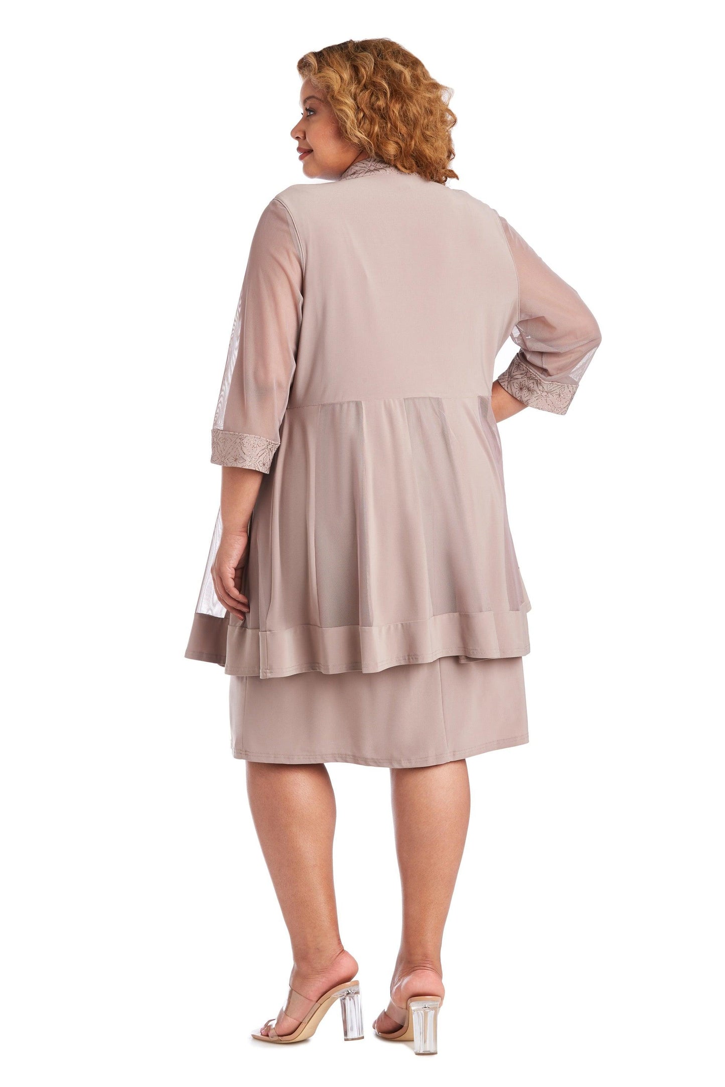 R&M Richards Plus Size Short Jacket Dress 8993W - The Dress Outlet