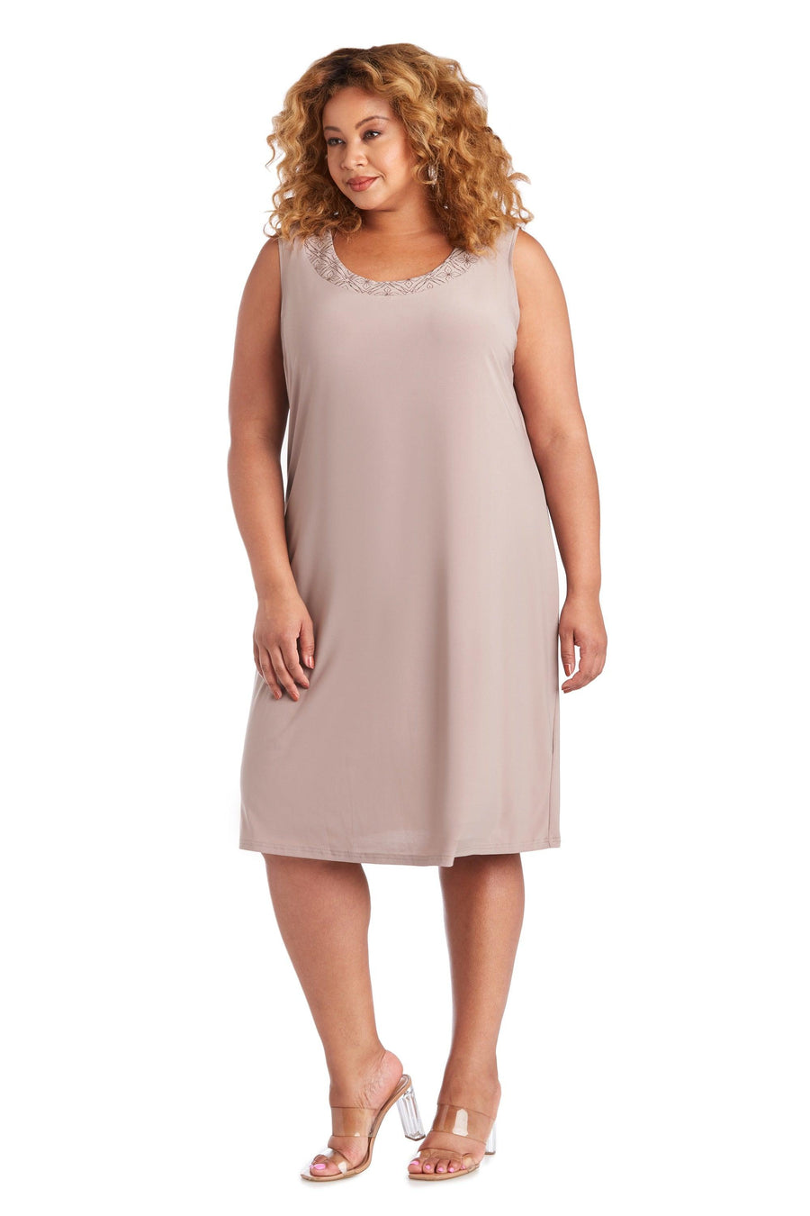 R&M Richards Plus Size Short Jacket Dress 8993W - The Dress Outlet