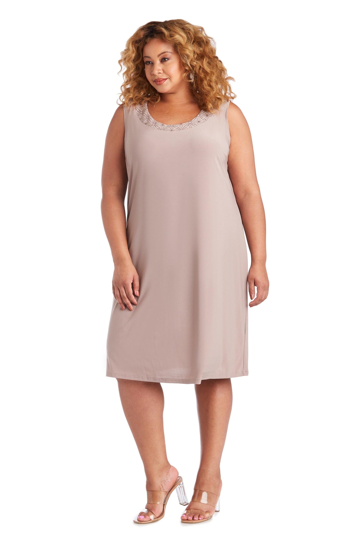 R&M Richards Plus Size Short Jacket Dress 8993W - The Dress Outlet