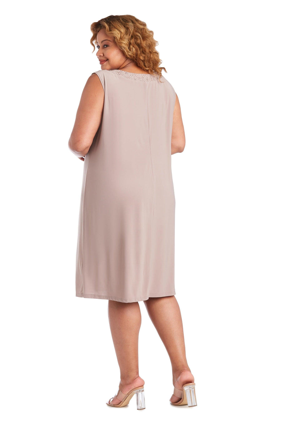 R&M Richards Plus Size Short Jacket Dress 8993W - The Dress Outlet