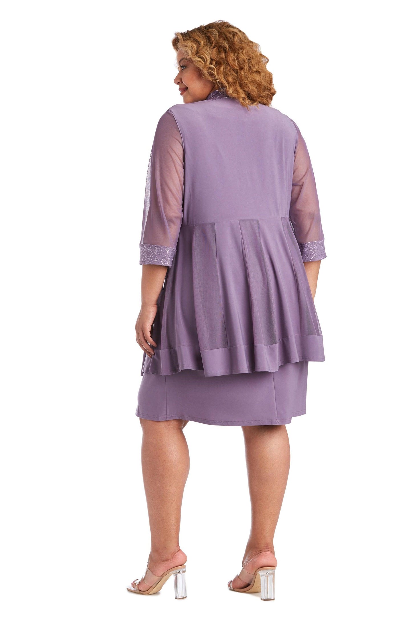 R&M Richards Plus Size Short Jacket Dress 8993W - The Dress Outlet
