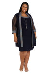 R&M Richards Plus Size Short Jacket Dress 9147W - The Dress Outlet