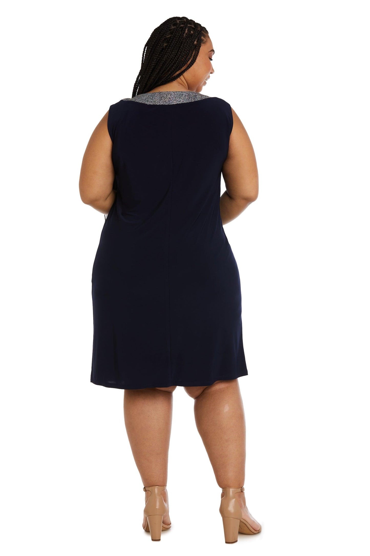 R&M Richards Plus Size Short Jacket Dress 9147W - The Dress Outlet