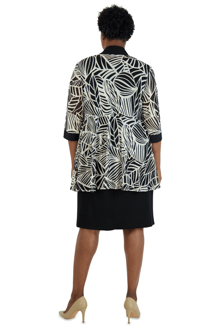 R&M Richards Plus Size Two Piece Jacket Dress 9143W - The Dress Outlet