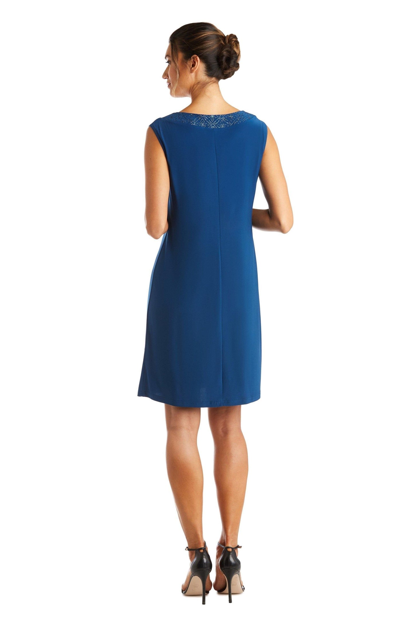 R&M Richards Short Formal Petite Jacket Dress 8271P - The Dress Outlet