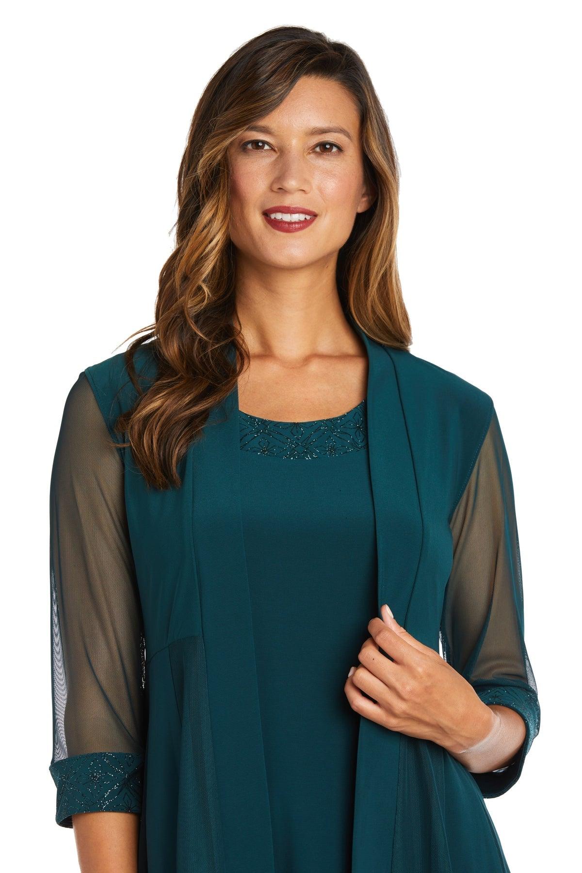 R&M Richards Short Formal Petite Jacket Dress 8271P - The Dress Outlet