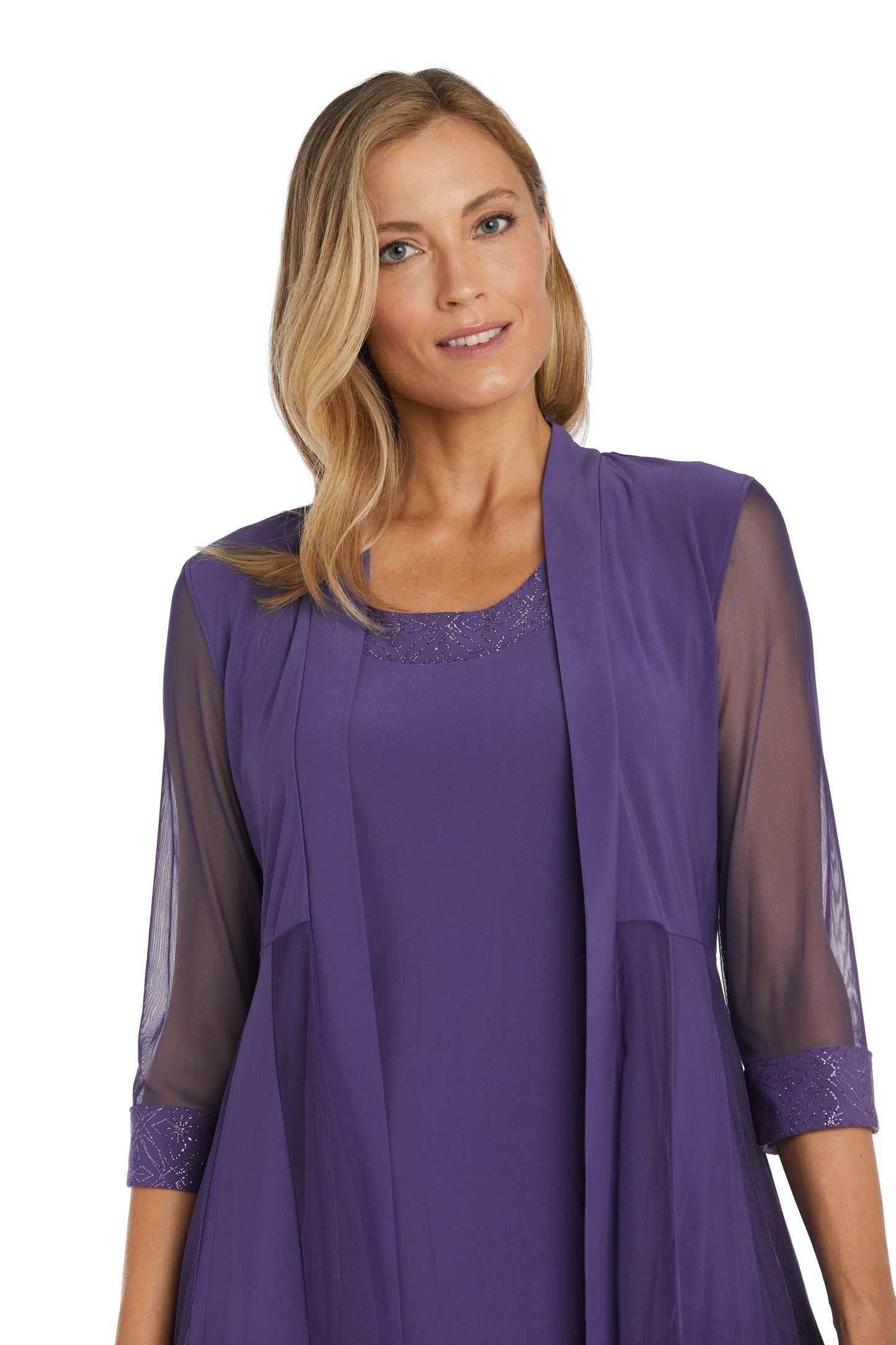 R&M Richards Short Formal Petite Jacket Dress 8271P - The Dress Outlet