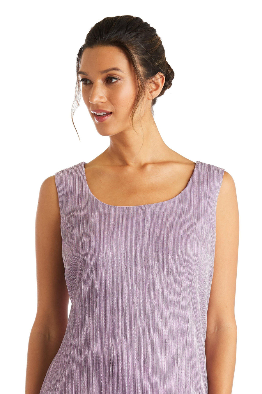 R&M Richards Short Metallic Petite Dress 5191P - The Dress Outlet