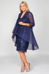 R&M Richards Short Mother of Bride Dress Sale - The Dress Outlet