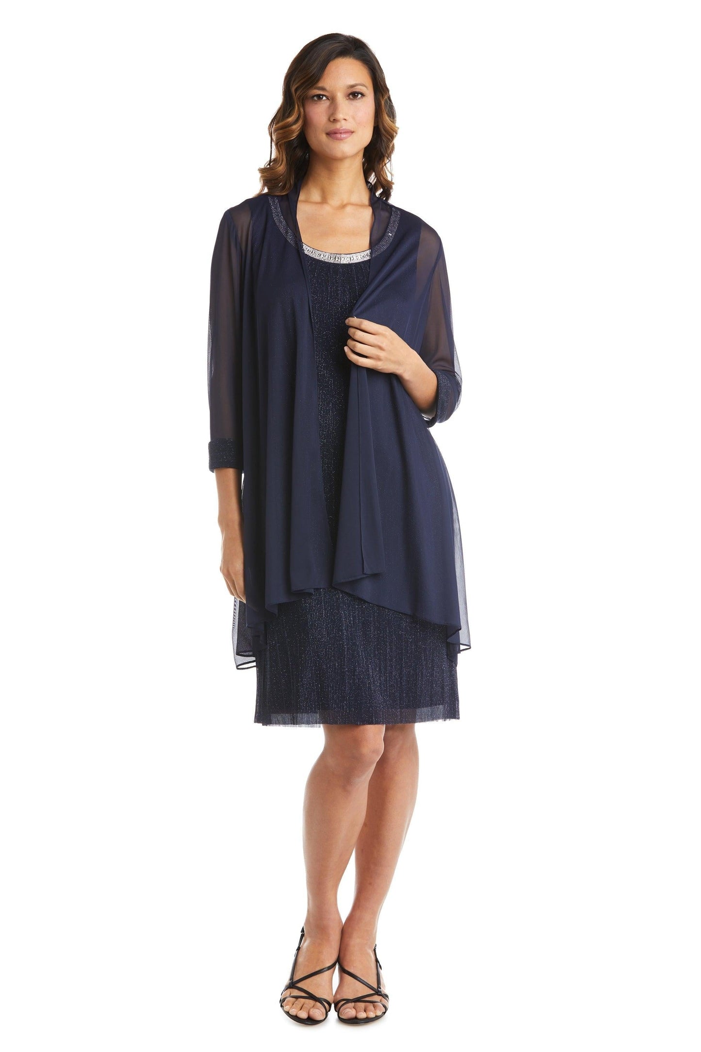 R&M Richards Short Mother of the Bride Dress 2583 - The Dress Outlet