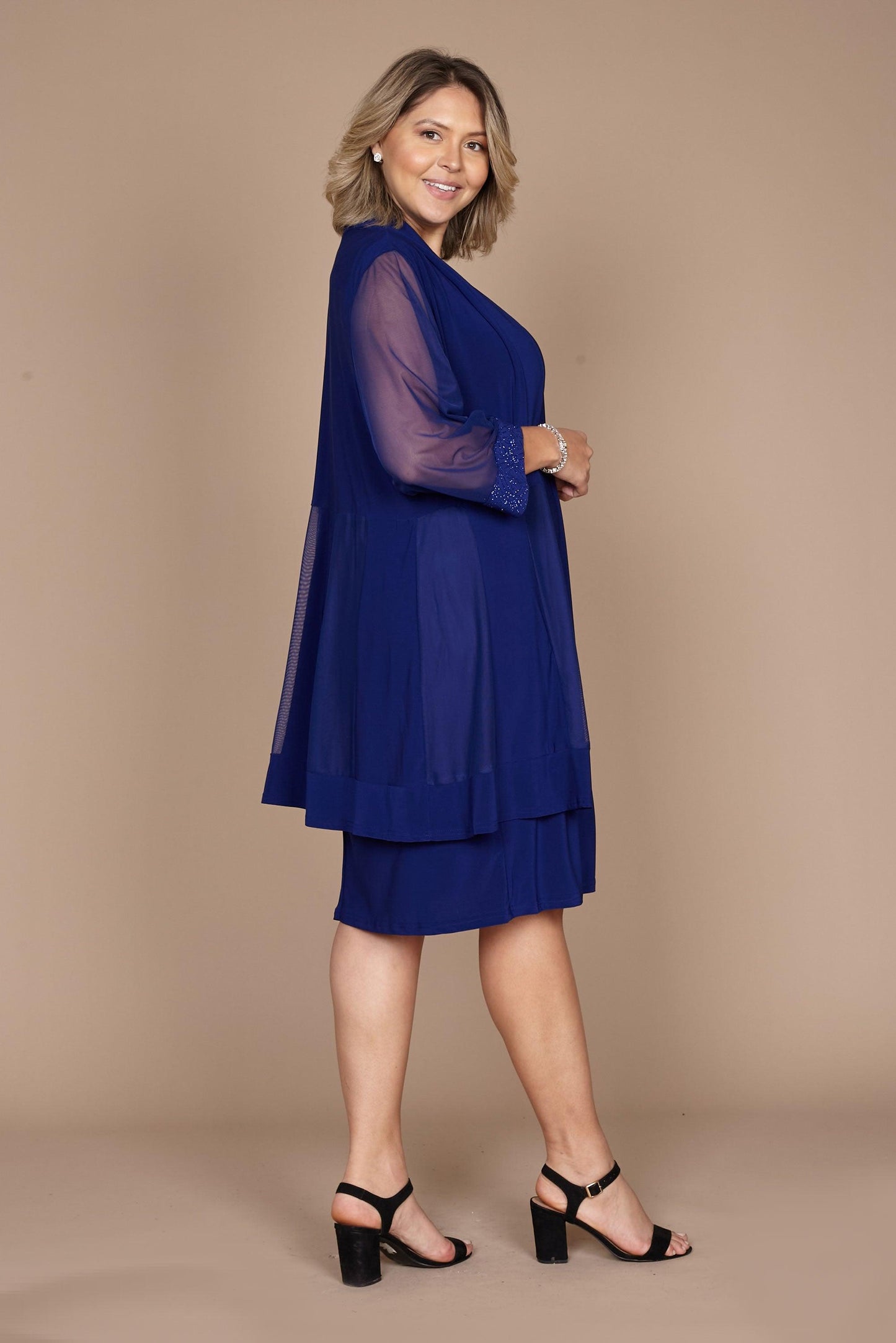 R&M Richards Short Mother of the Bride Dress 8271 - The Dress Outlet