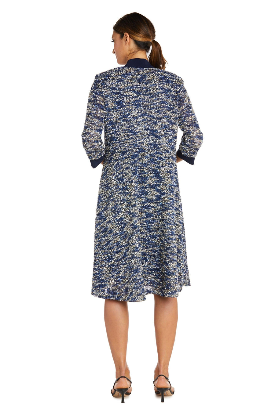 R&M Richards Short Mother of the Bride Dress 9045P - The Dress Outlet