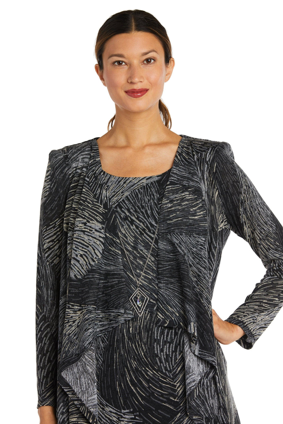 R&M Richards Short Mother of the Bride Dress 9156 - The Dress Outlet