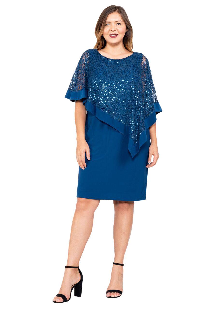 R&M Richards Short Mother of the Bride Dress CLEARANCE - The Dress Outlet