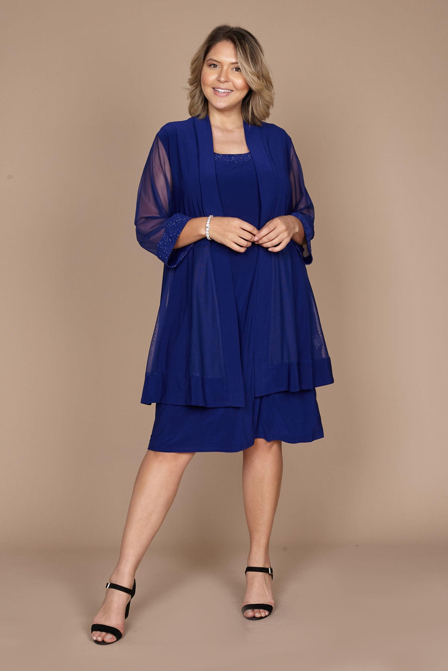 R&M Richards Short Mother of the Bride Dress Sale 8271 - The Dress Outlet