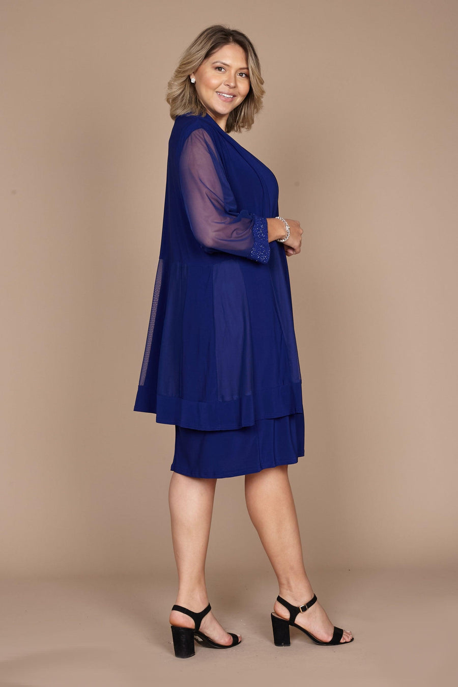 R&M Richards Short Mother of the Bride Dress Sale 8271 - The Dress Outlet