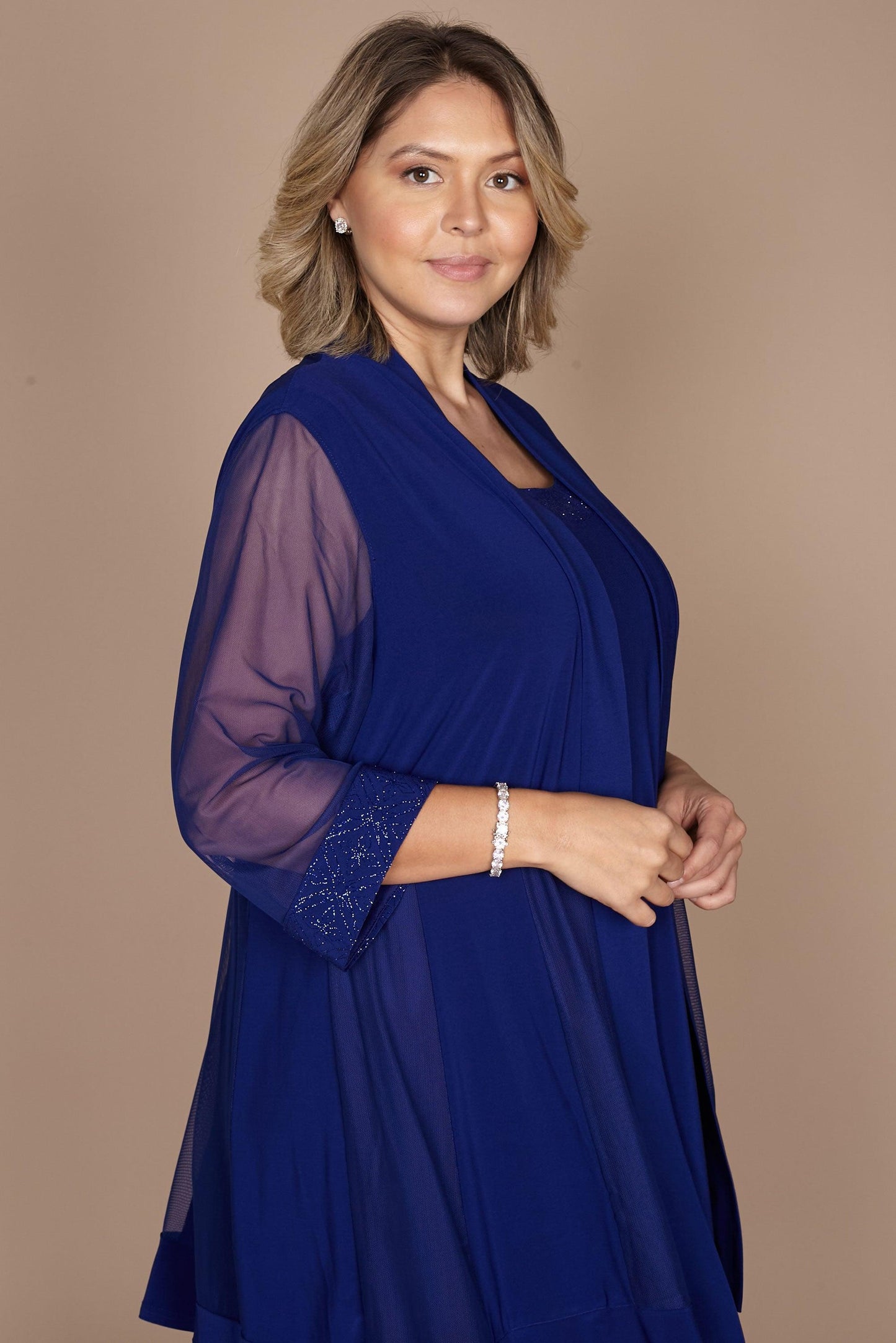 R&M Richards Short Mother of the Bride Dress Sale 8271 - The Dress Outlet