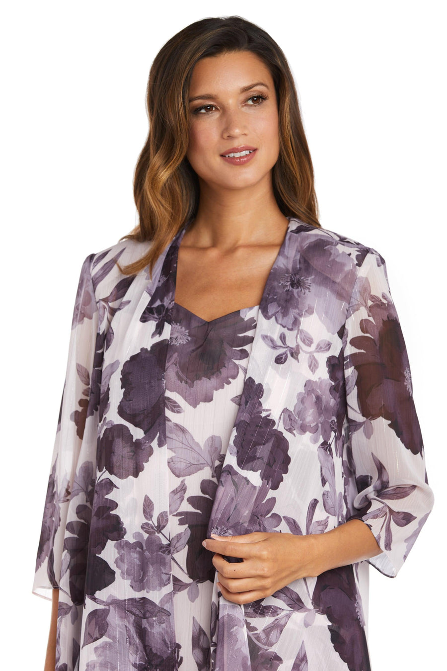 R&M Richards Short Petite Chiffon Jacket Dress 9388P - The Dress Outlet