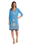 R&M Richards Short Petite Print Jacket Dress 9227P - The Dress Outlet