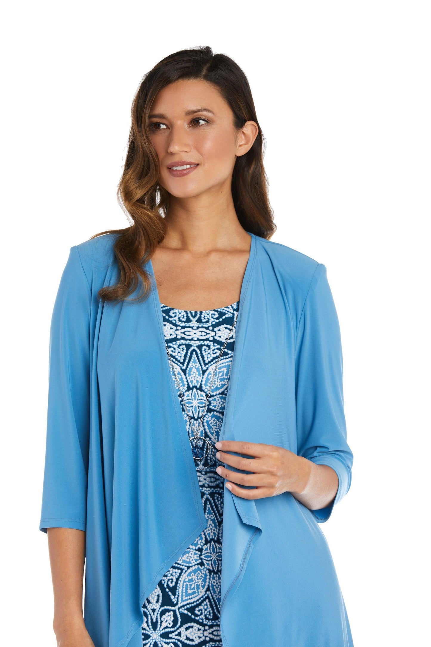 R&M Richards Short Petite Print Jacket Dress 9227P - The Dress Outlet