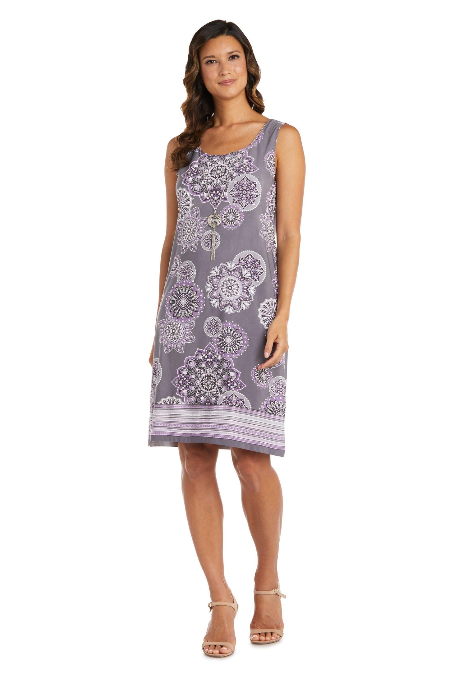 R&M Richards Short Petite Print Jacket Dress 9257P - The Dress Outlet