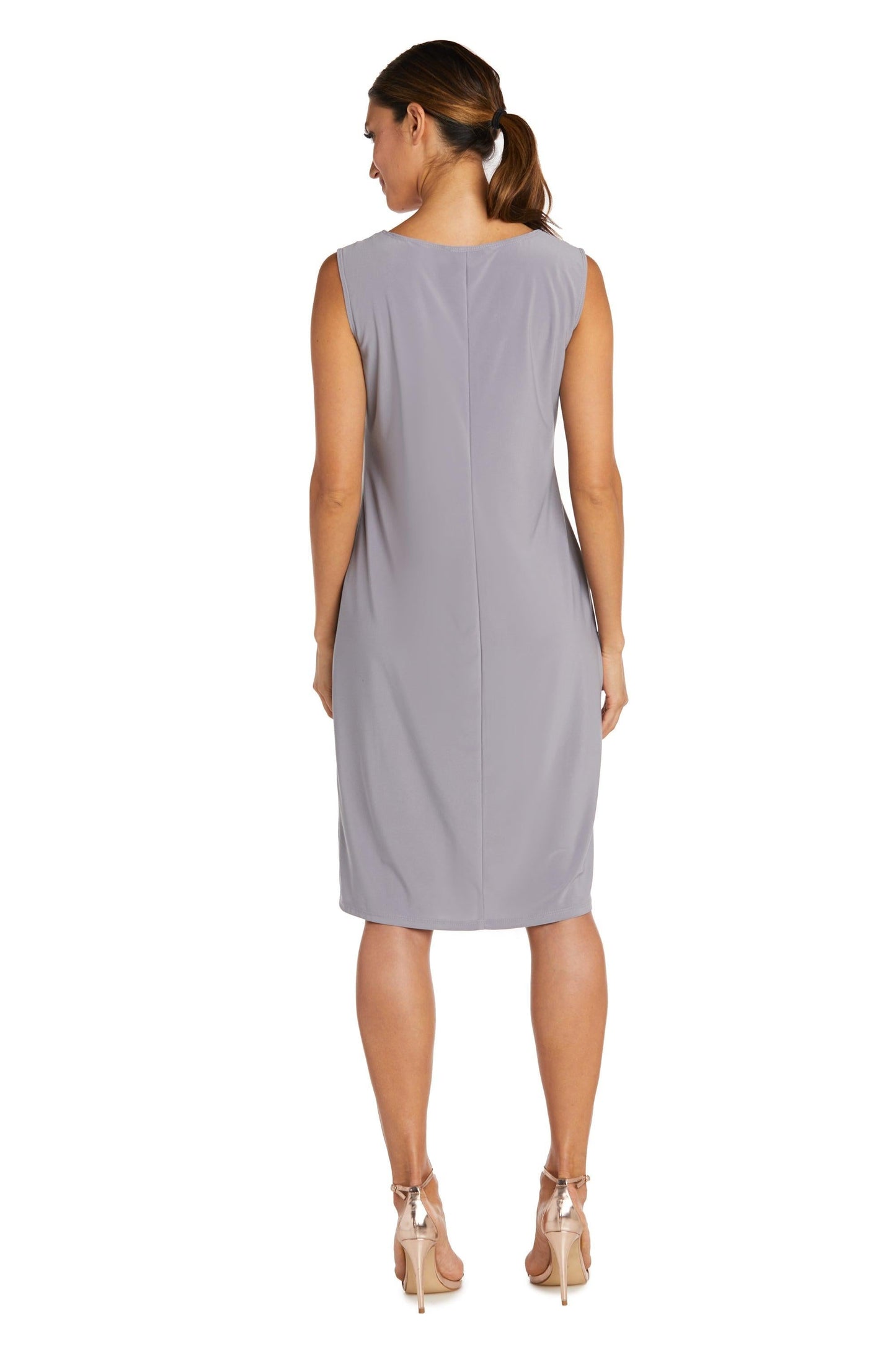 R&M Richards Short Petite Printed Jacket Dress 7659P - The Dress Outlet