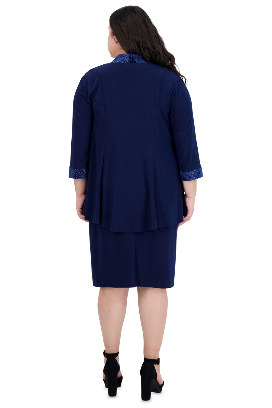 R&M Richards Short Plus Sie Two Piece Dress  9205W - The Dress Outlet