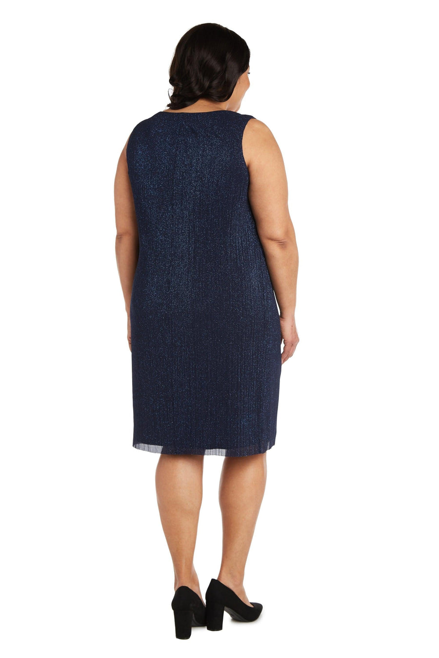 R&M Richards Short Plus Size Dress 2583W - The Dress Outlet