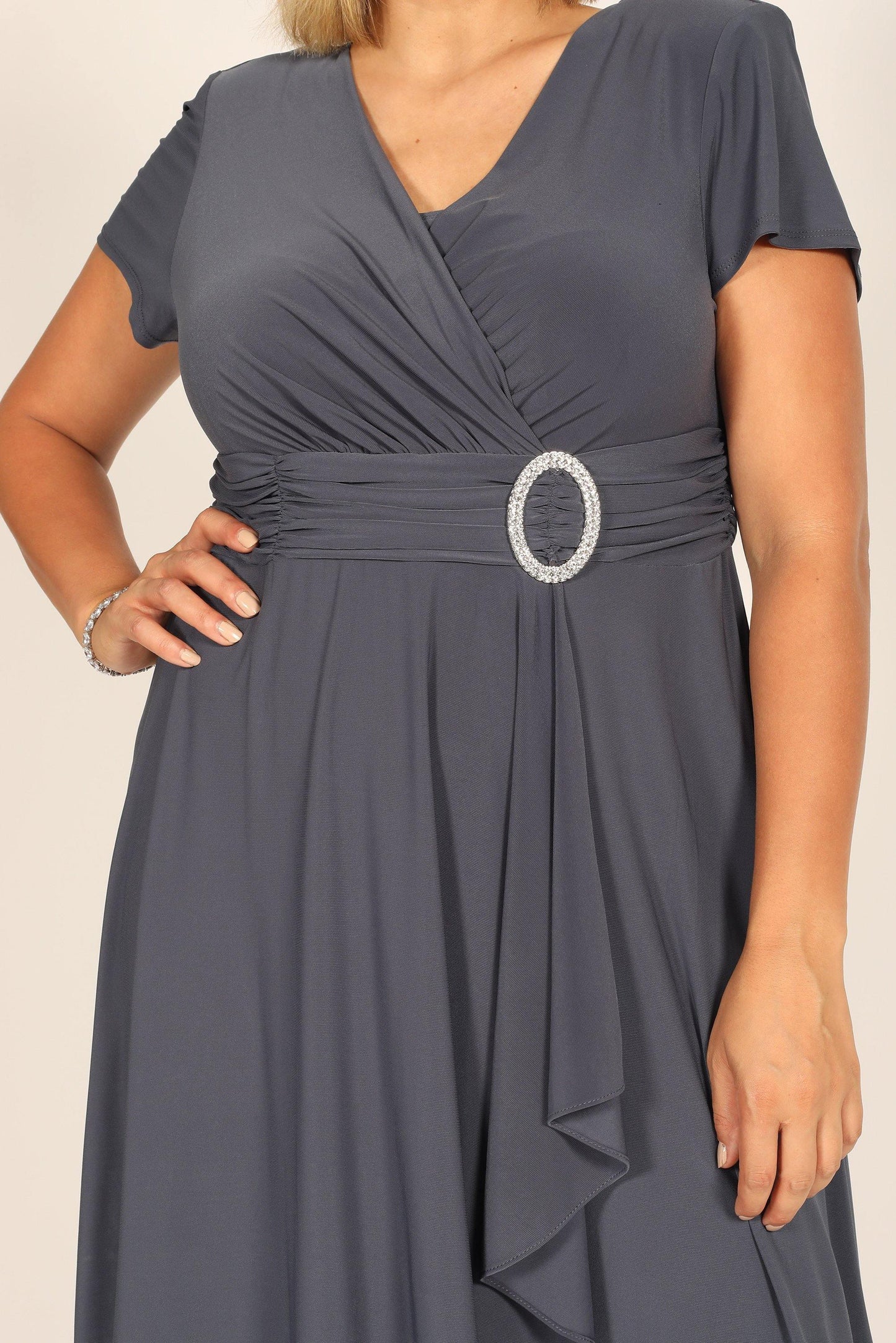 R&M Richards Short Plus Size Dress 1149W